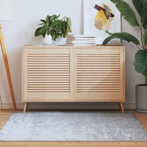 DRZWI ŻALUZJOWE 2 SZT. LITE DREWNO SOSNOWE 61,5X 59,4CM