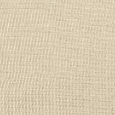 ROZKŁADANY FOTEL MASUJĄCY KREMOWY OBITY TKANINĄ