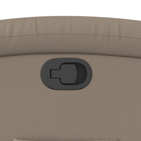 FOTEL ROZKŁADANY CAPPUCCINO SZTUCZNA SKÓRA