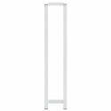 STOJAK NA RĘCZNIKI BIAŁY 12,5X12,5X60CM STALOWY