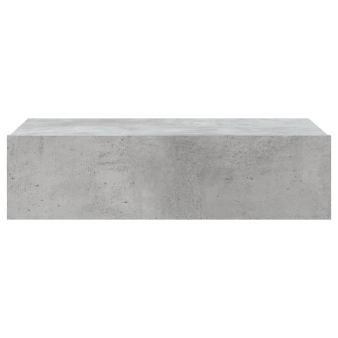 SZAFKA TELEWIZYJNA Z LED SZAROŚĆ BETONU 60X35X15,5CM