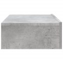 SZAFKA TELEWIZYJNA Z LED SZAROŚĆ BETONU 60X35X15,5CM