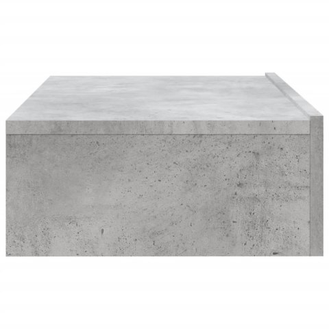 SZAFKA TELEWIZYJNA Z LED SZAROŚĆ BETONU 60X35X15,5CM