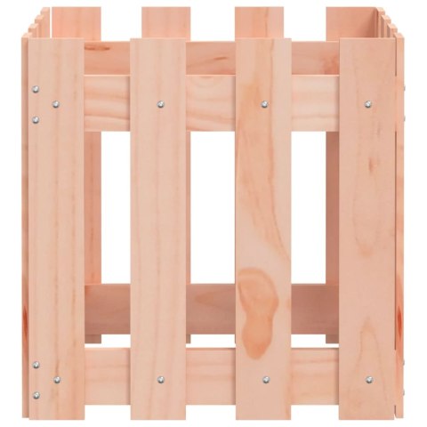 DONICA OGRODOWA Z PŁOTKIEM 40X40X40CM LITE DREWNO DAGLEZJOWE