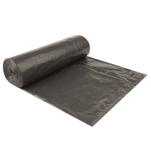 WORKI NA ŚMIECI ŚCIĄGANE TAŚMĄ 250 SZT. CZARNE 60 L