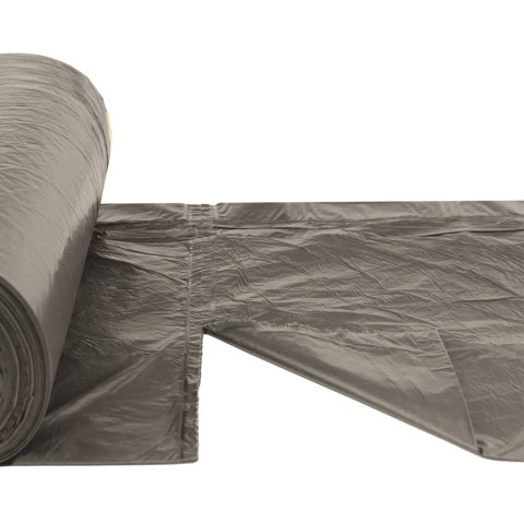 WORKI NA ŚMIECI ŚCIĄGANE TAŚMĄ 250 SZT. CZARNE 60 L