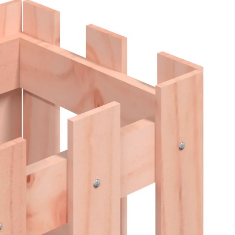 DONICA OGRODOWA Z PŁOTKIEM 30X30X30CM LITE DREWNO DAGLEZJOWE