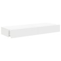 SZAFKI TELEWIZYJNE Z LED 2 SZT. BIAŁE 60X35X15,5CM