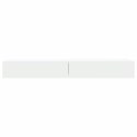 SZAFKI TELEWIZYJNE Z LED 2 SZT. BIAŁE 60X35X15,5CM