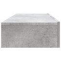 SZAFKI TELEWIZYJNE Z LED, 2 SZT., SZAROŚĆ BETONU, 60X35X15,5 CM