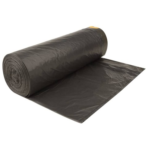 WORKI NA ŚMIECI ŚCIĄGANE TAŚMĄ 150 SZT. CZARNE 240 L