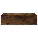 SZAFKA TELEWIZYJNA Z LED PRZYDYMIONY DĄB 60X35X15,5CM