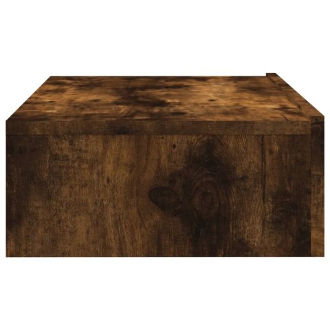 SZAFKA TELEWIZYJNA Z LED PRZYDYMIONY DĄB 60X35X15,5CM