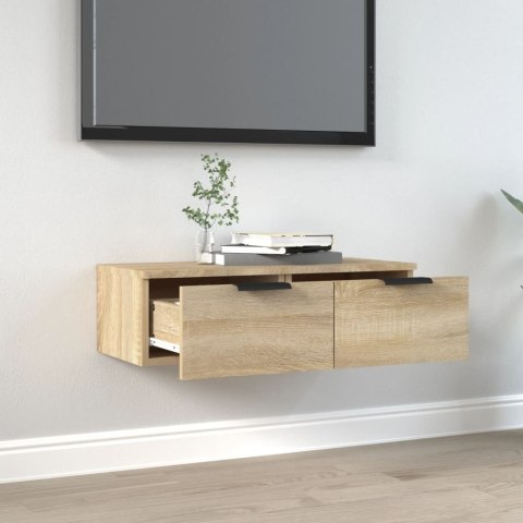 SZAFKA WISZĄCA, DĄB SONOMA 68X30X20 CM, MATERIAŁ DREWNOPOCHODNY