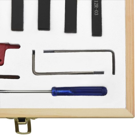 ZESTAW 12 NOŻY TOKARSKICH INDEKSOWANYCH 8X8MM 70MM