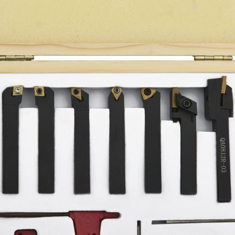 ZESTAW 12 NOŻY TOKARSKICH INDEKSOWANYCH 8X8MM 70MM