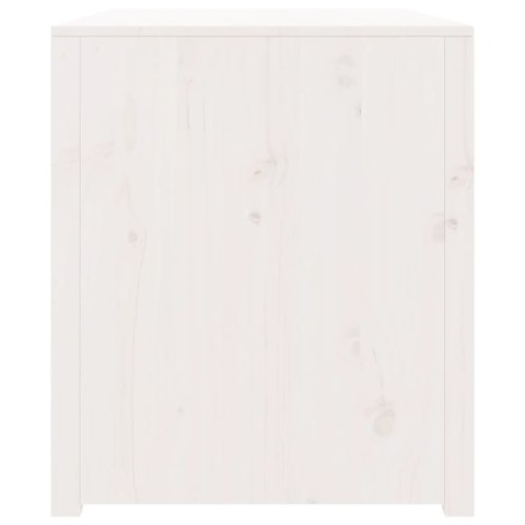 SZAFKA KUCHENNA NA ZEWNĄTRZ BIAŁA 106X55X64CM DREWNO SOSNOWE