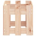 DONICA OGRODOWA Z PŁOTKIEM 60X30X30CM LITE DREWNO SOSNOWE