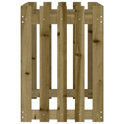 RABATA OGRODOWA Z PŁOTKIEM 100X50X70CM IMPREGNOWANA SOSNA