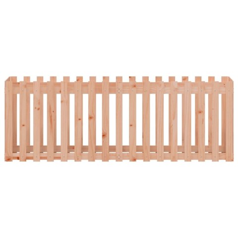 RABATA OGRODOWA Z PŁOTKIEM 200X50X70CM DREWNO DAGLEZJOWE