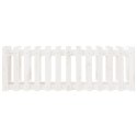 RABATA OGRODOWA Z PŁOTKIEM BIAŁA 150X50X50CM DREWNO SOSNOWE