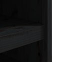 SZAFKA KUCHENNA NA ZEWNĄTRZ CZARNA 106X55X64CM DREWNO SOSNOWE