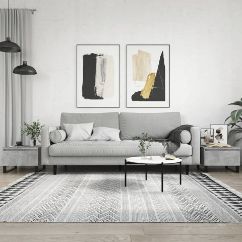 STOLIKI KAWOWE 2 SZT. SZAROŚĆ BETONU 50X46X35CM