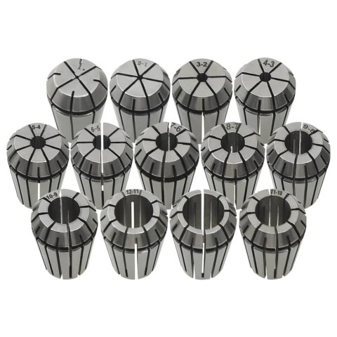 TULEJE ZACISKOWE DO TOKARKI ER20 13 SZTUK