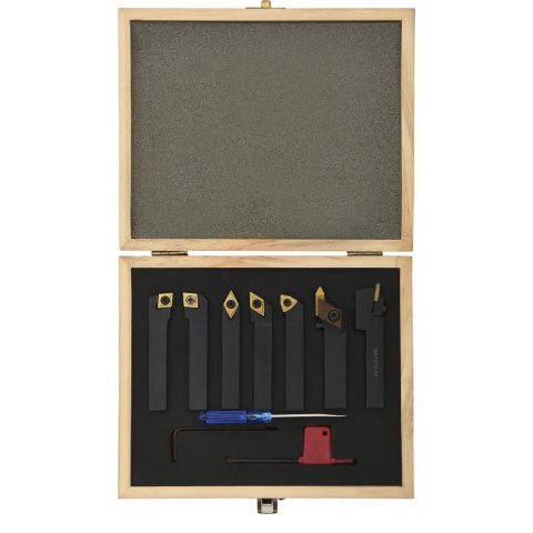 ZESTAW 12 NOŻY TOKARSKICH INDEKSOWANYCH 12X12MM 80MM