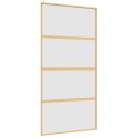 DRZWI PRZESUWNE ZŁOTE 102 5X205CM MROŻONE SZKŁO ESG