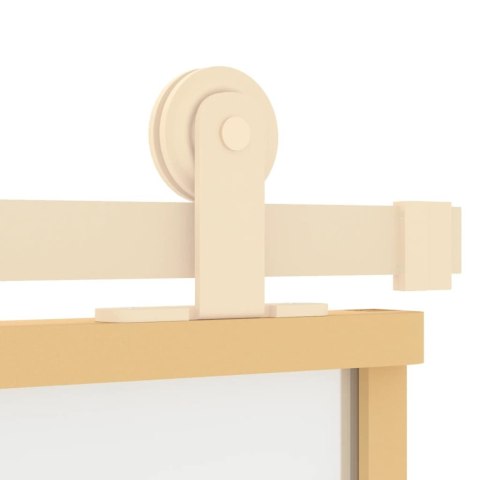 DRZWI PRZESUWNE ZŁOTE 102 5X205CM MROŻONE SZKŁO ESG