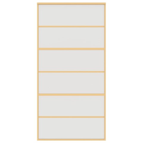 DRZWI PRZESUWNE ZŁOTE 102 5X205CM MROŻONE SZKŁO ESG