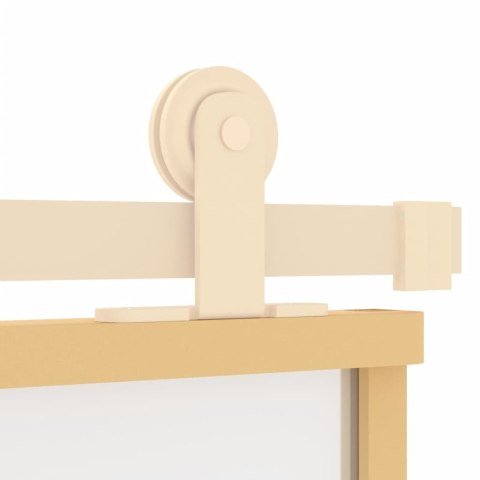 DRZWI PRZESUWNE ZŁOTE 102 5X205CM MROŻONE SZKŁO ESG