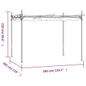 PERGOLA ZE ZWIJANYM DACHEM ZADASZENIE DO OGRODU 295X292X230CM