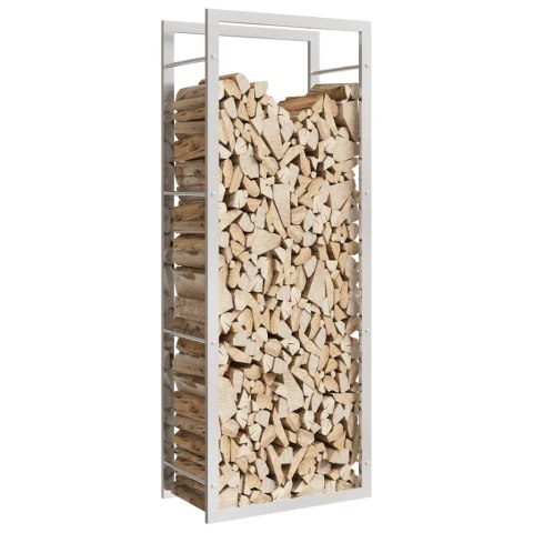 STOJAK NA DREWNO OPAŁOWE 50X28X132CM STAL NIERDZEWNA