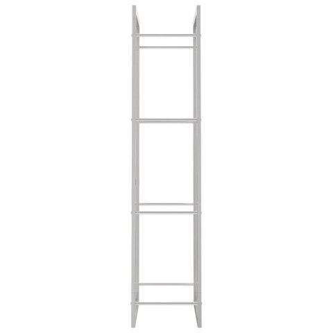 STOJAK NA DREWNO OPAŁOWE 50X28X132CM STAL NIERDZEWNA