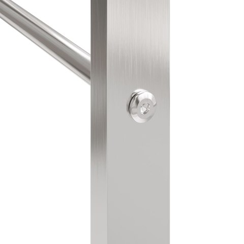 STOJAK NA DREWNO OPAŁOWE 50X28X132CM STAL NIERDZEWNA
