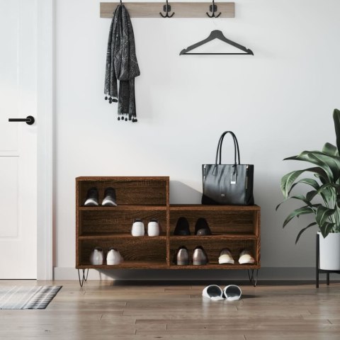 SZAFKA NA BUTY BRĄZOWY DĄB 102X36X60CM