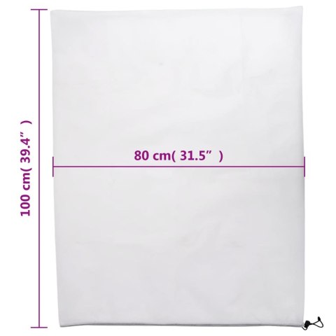 KAPTUR KAPTURY ZIMOWE OCHRONNE NA ROŚLINY OCHRONA 4 SZT 70G/M² 0,8X1M