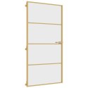 DRZWI WEWNĘTRZNE ZŁOTE 102,5X201,5CM SZKŁO I ALUMINIUM