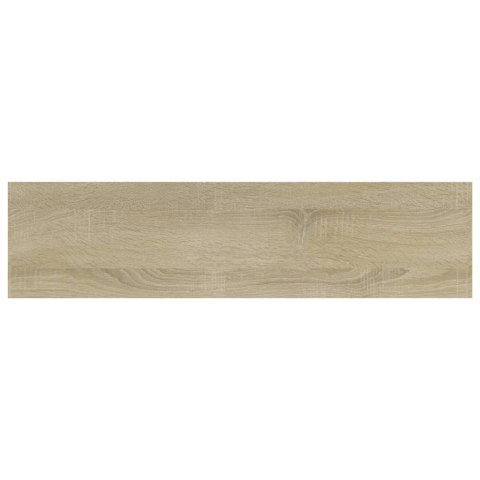 PÓŁKI NA KSIĄŻKI 4 SZT. KOLOR DĄB SONOMA 40X10X1,5CM PŁYTA