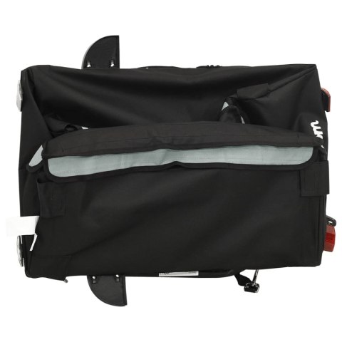 PRZYCZEPKA ROWEROWA CZARNO-SZARA 30KG ŻELAZO