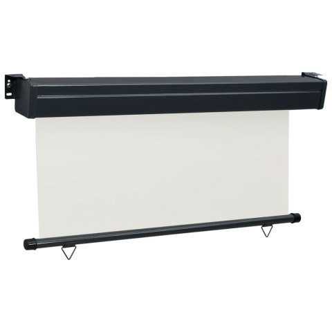 MARKIZA BOCZNA TARASOWA OGRÓD BALKON ROLETA PARAWAN OSŁONA 170X250CM KREMOWA