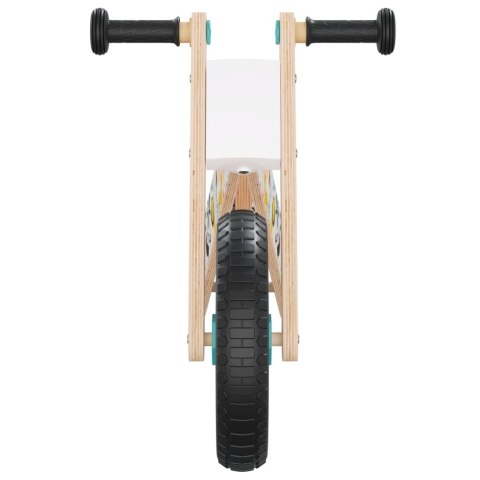 ROWEREK BIEGOWY DLA DZIECI NIEBIESKI Z NADRUKIEM