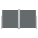 ZWIJANA MARKIZA BOCZNA ANTRACYTOWA 140X 600CM
