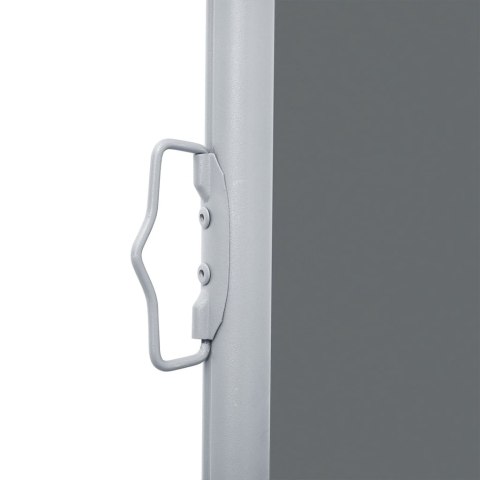 ZWIJANA MARKIZA BOCZNA ANTRACYTOWA 140X 600CM