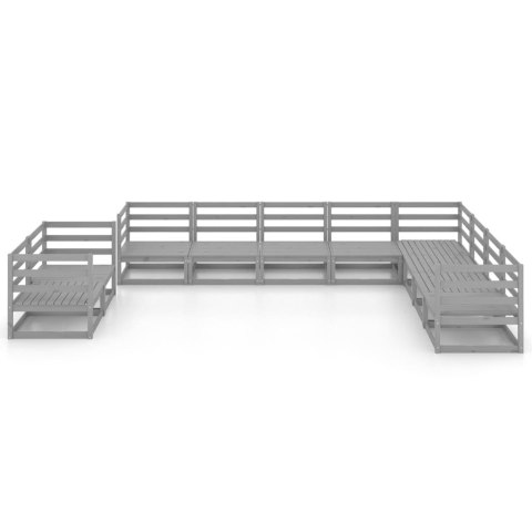 10-CZ. ZESTAW MEBLI WYPOCZYNKOWYCH DO OGRODU SZARY SOSNOWY