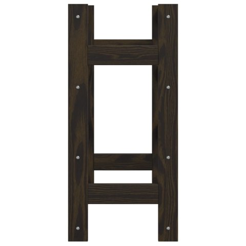 STOJAK NA 16 BUTELEK WINA CZARNY LITE DREWNO SOSNOWE