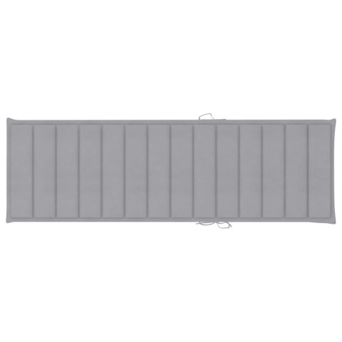 OGRODOWY LEŻAK Z PODUSZKĄ LITE DREWNO AKACJOWE