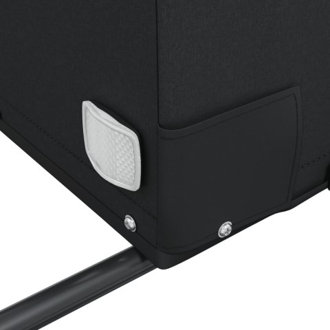 PRZYCZEPKA ROWEROWA CZARNO-POMARAŃCZOWA 45KG ŻELAZO